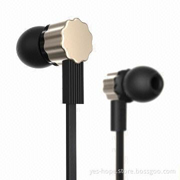 Waterproof metal earphones with mic